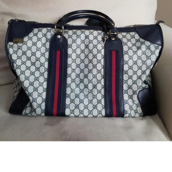 Gucci Handbags - Authentic Vintage Gucci Duffle Carry on